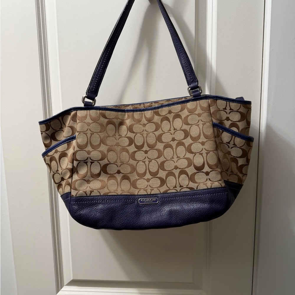 Vintage Y2K Coach Indigo purse